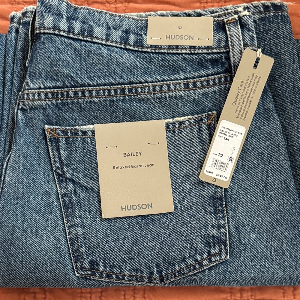 Hudson Jeans Women's High Rise Blue Denim